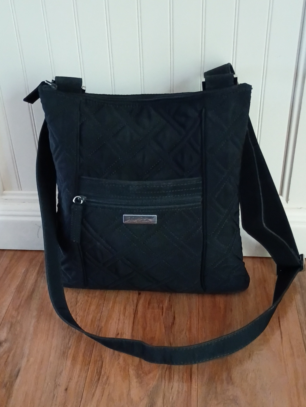 Vera Bradley Black Quilted Crossbody Bag
